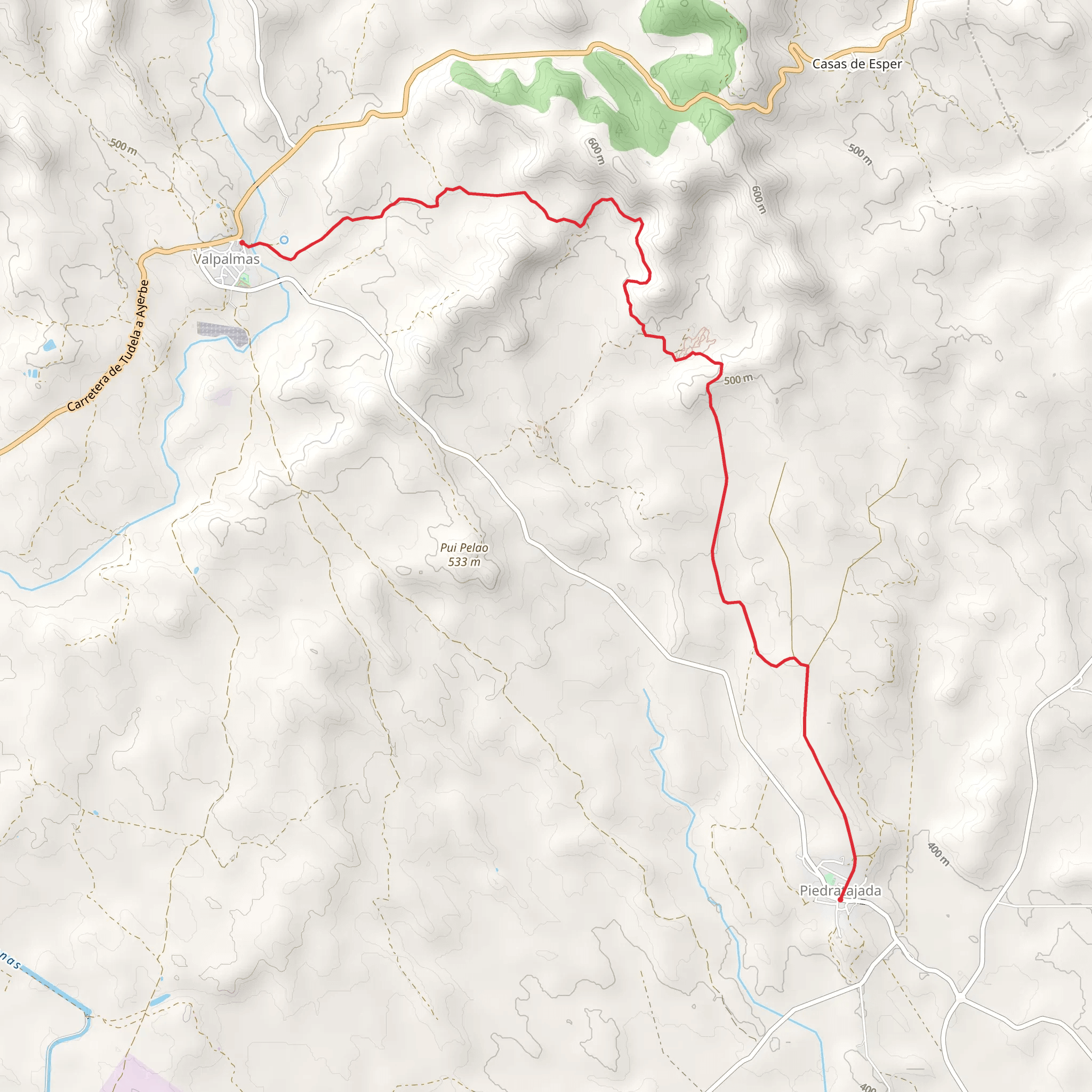 Piedratajada - Valpalmas PR Z 102 mobile static map