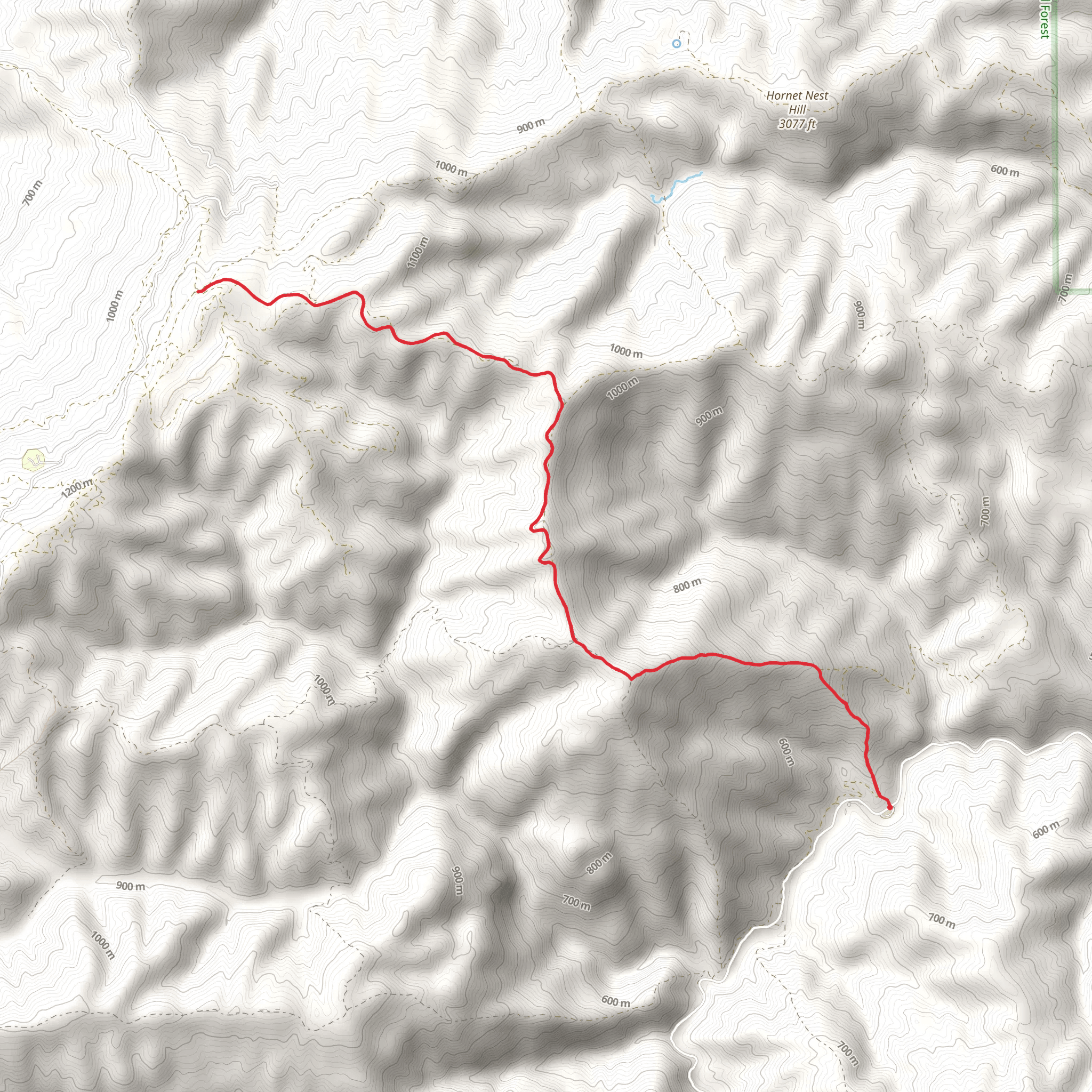 Cracker Box Trail mobile static map