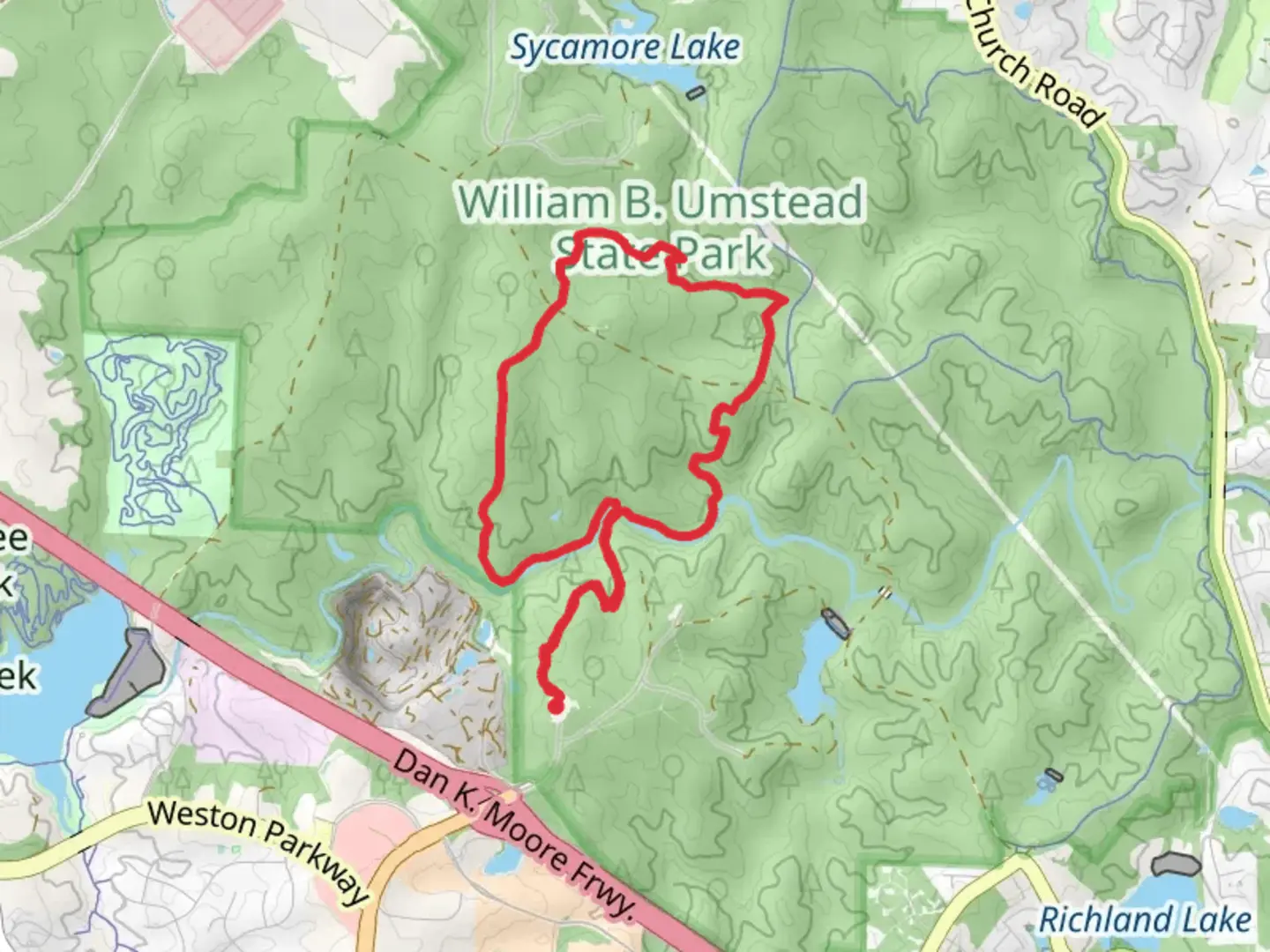 An image depicting the trail Company Mill Loop Trail and its surrounding area.