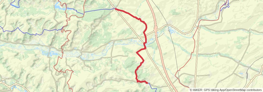 Via Francigena stage 24 Map