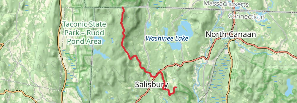 Appalachian Trail - Connecticut stage 5 Map