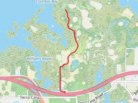 Walk towards Clambar Bay