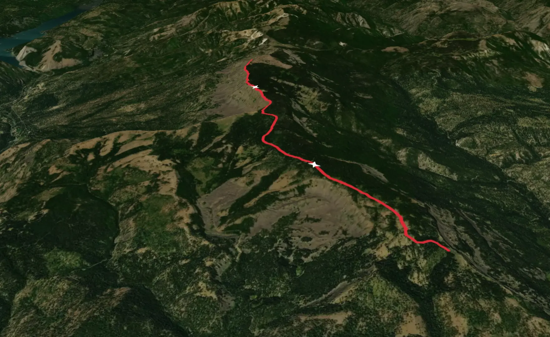An image depicting the trail Bethel Ridge Trail and its surrounding area.