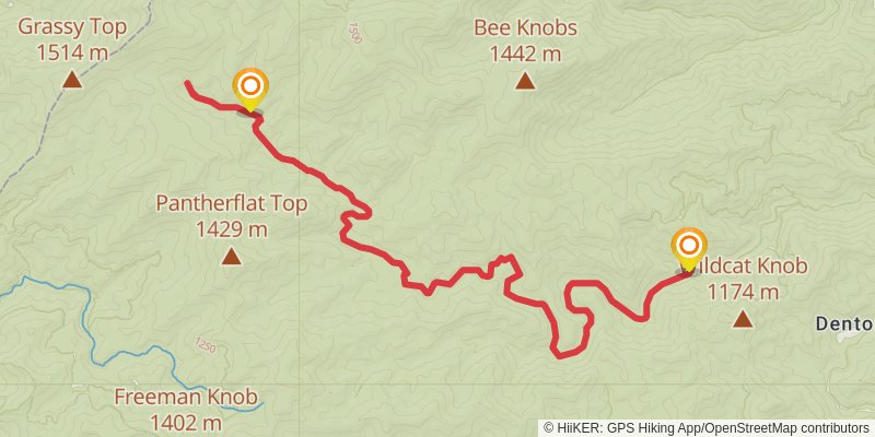 Big Snowbird Trail stage 2 Map