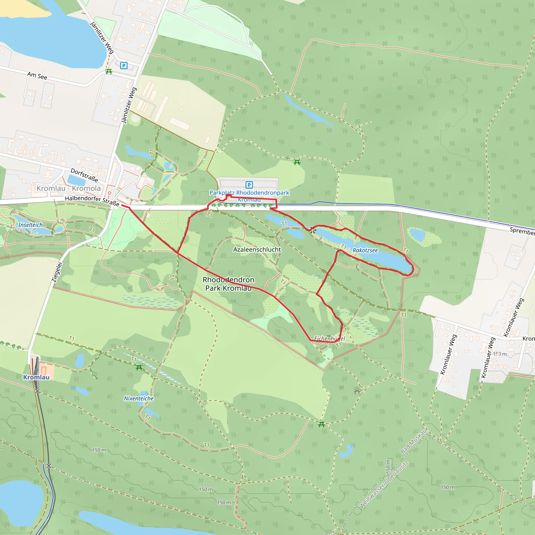 Eichenhügel and Orgel Loop via Rund um Wiesswasser mobile static map