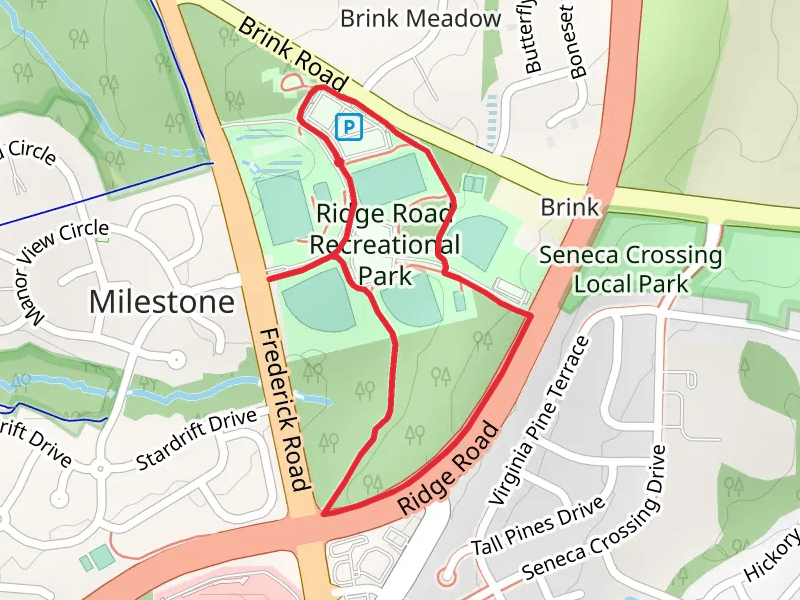 Ridge Road Recreational Park Loop