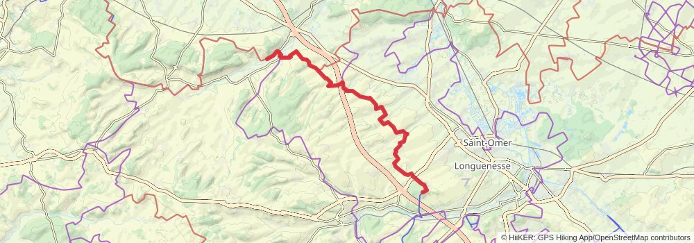 Via Francigena stage 8 Map