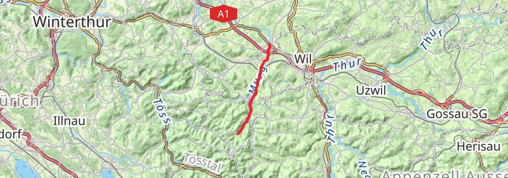 Camino Konstanz-Geneva stage 2 Map