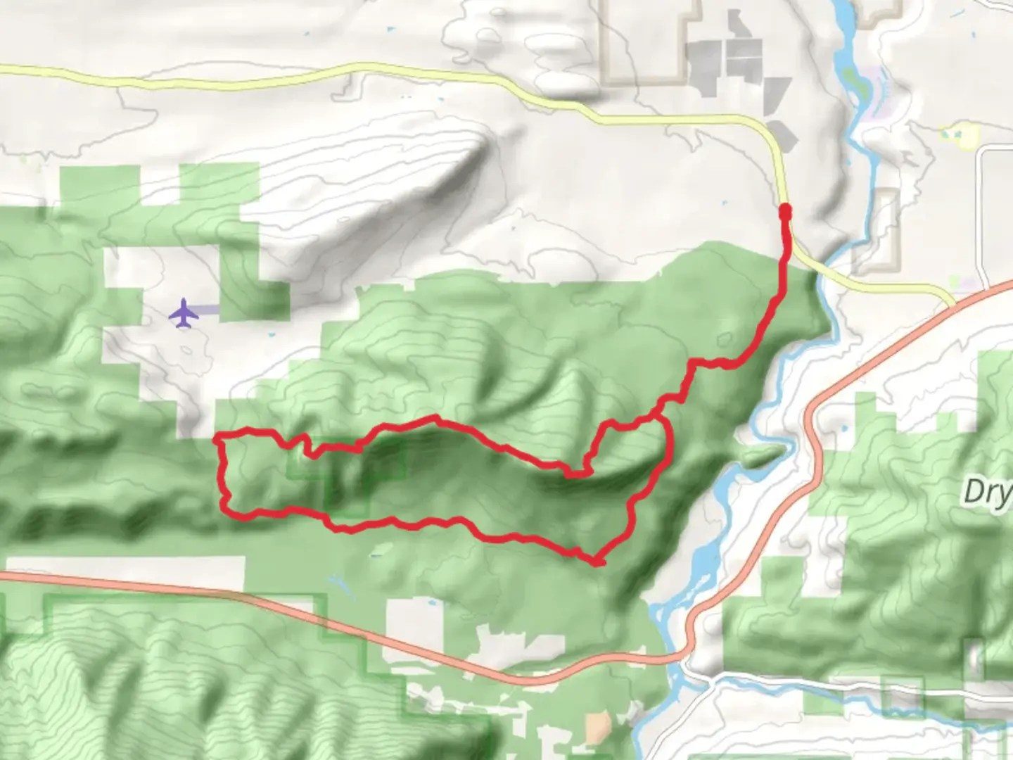 An image depicting the trail Olympic Discovery Trail and Horse Loop and its surrounding area.