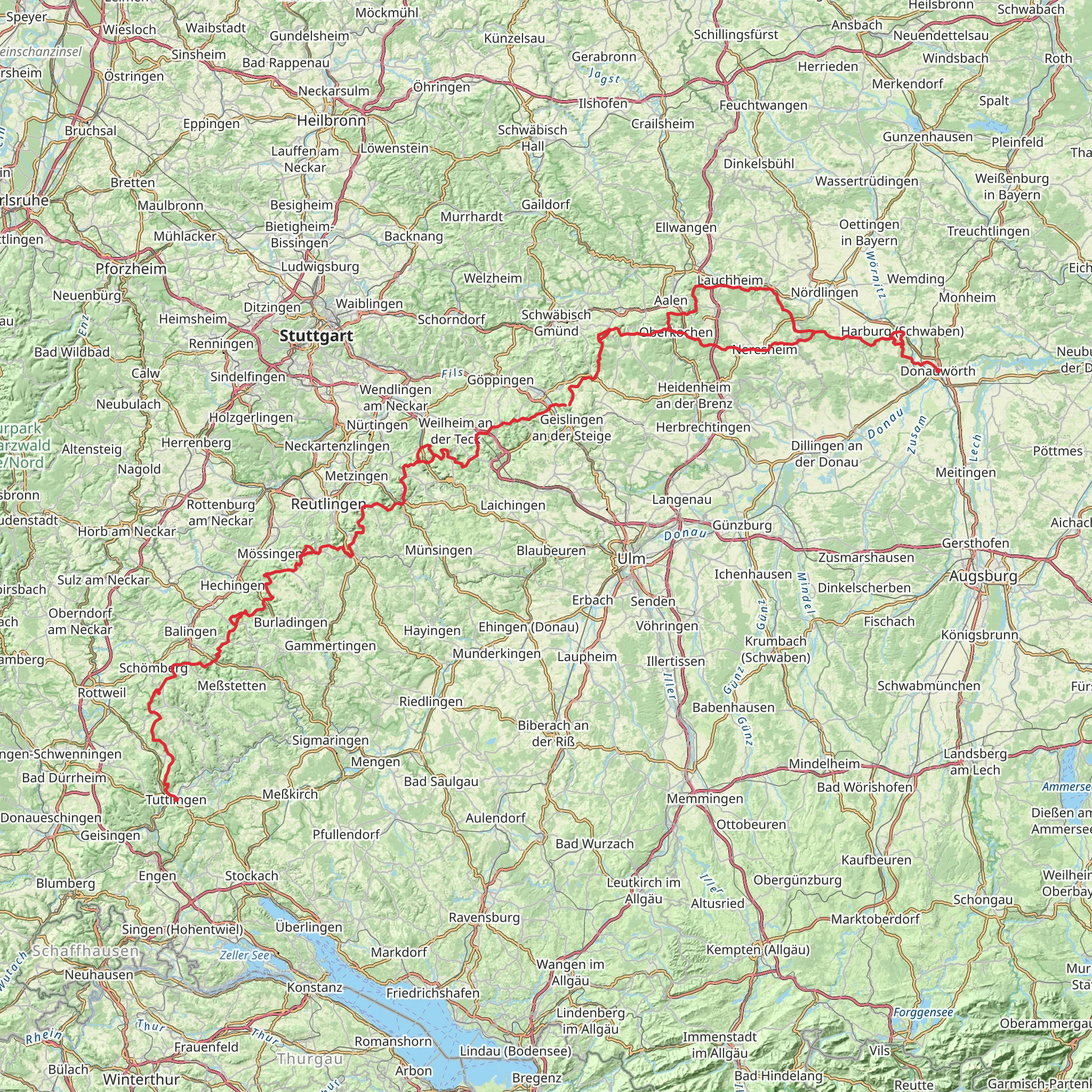 Albsteig mobile static map