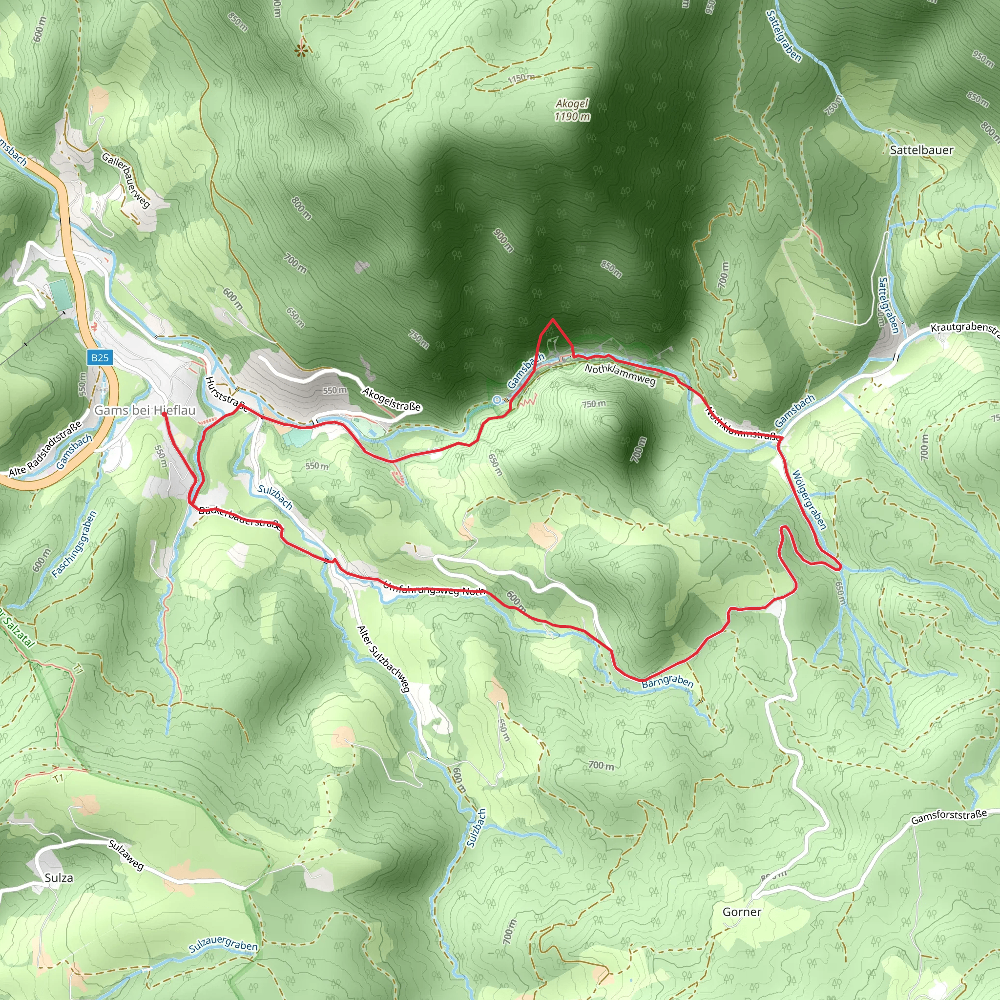 Landler Country Walk - 4 mobile static map