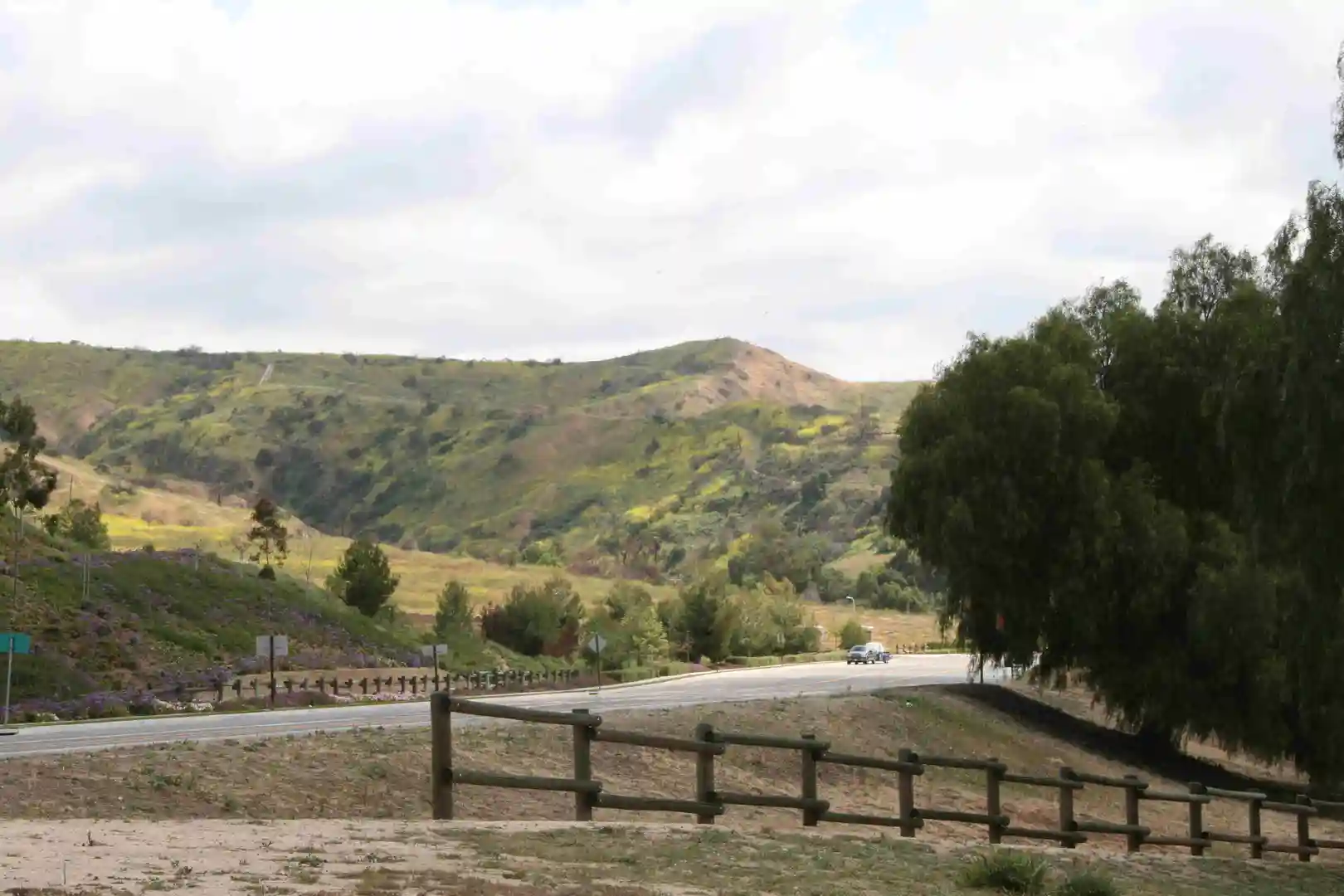 An image depicting the trail Coyote Pass and Redwood Loop Trail and its surrounding area.