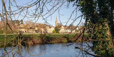 An image depicting the trail South Kesteven Loop from Grantham and its surrounding area.