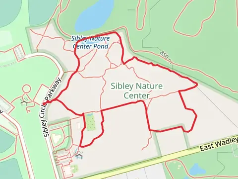 Sibley Nature Center Pond and Sybley Pond Loop