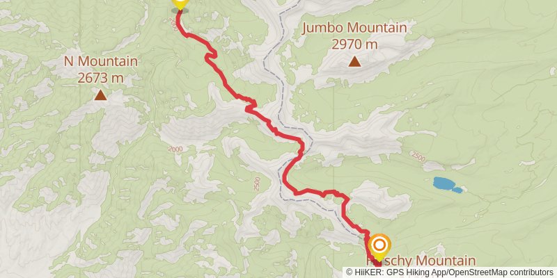 Continental Divide Trail - Montana And Idaho stage 29 Map