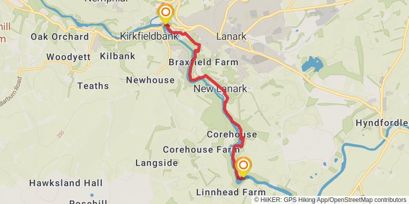 Clyde Walkway stage 4 Map