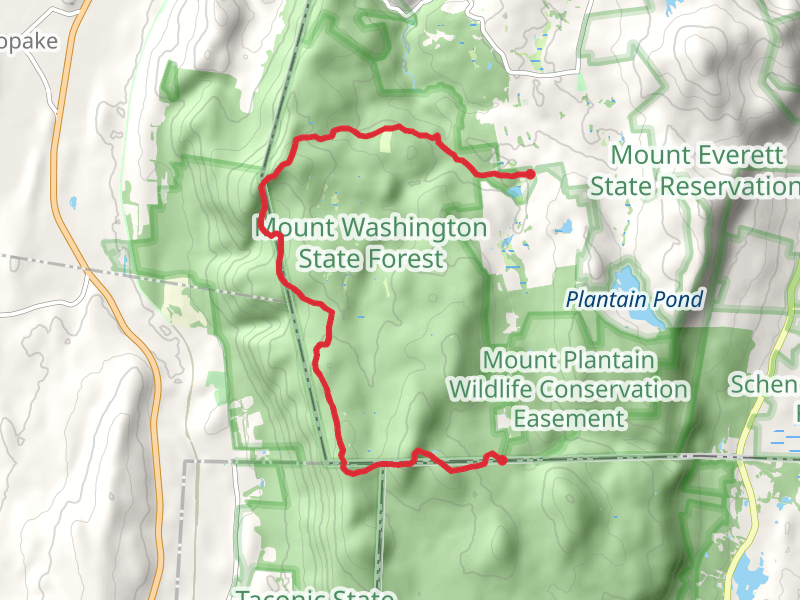 Round Mountain, Mount Frissell and Alander Mountain via Appalachian Trail