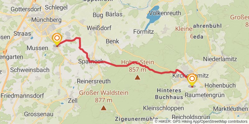 Fränkischer Gebirgsweg alt 2 Map