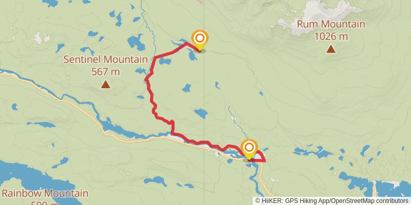 Appalachian Trail stage 212 Map