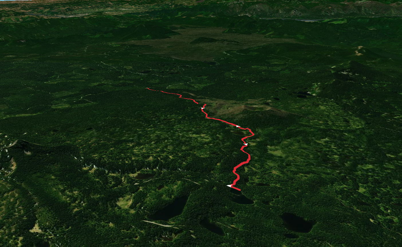 Bear Lake via East Crater Trail