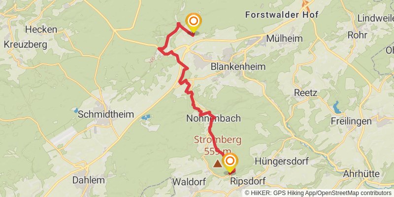 Eifelsteig alt 2 Map