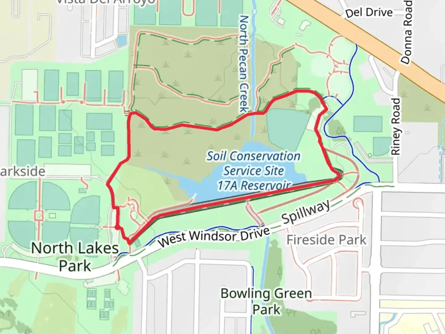 An image depicting the trail Wildflower Prarie Loop Trail and its surrounding area.
