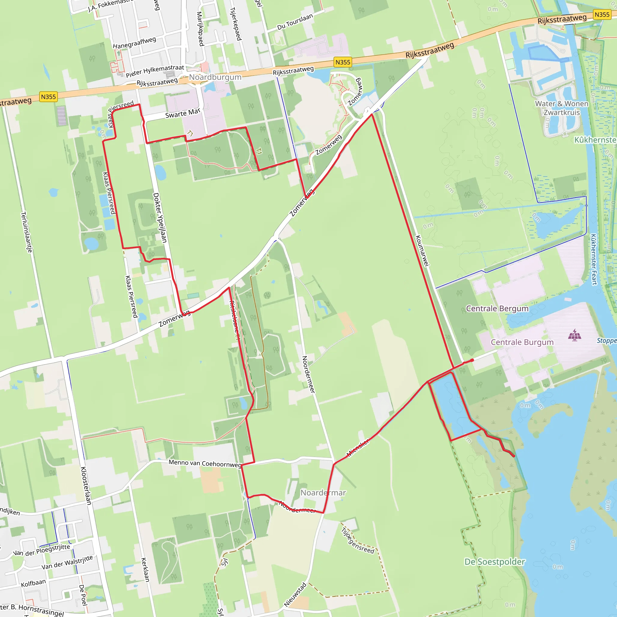Toutenburgbos and Ritske Bosch Loop mobile static map