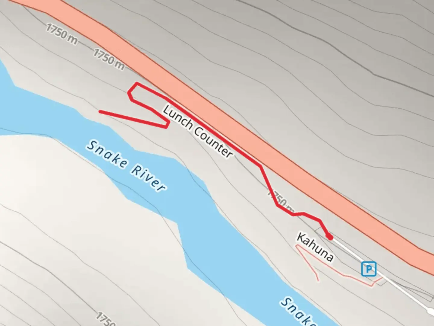 An image depicting the trail Lunch Counter and its surrounding area.