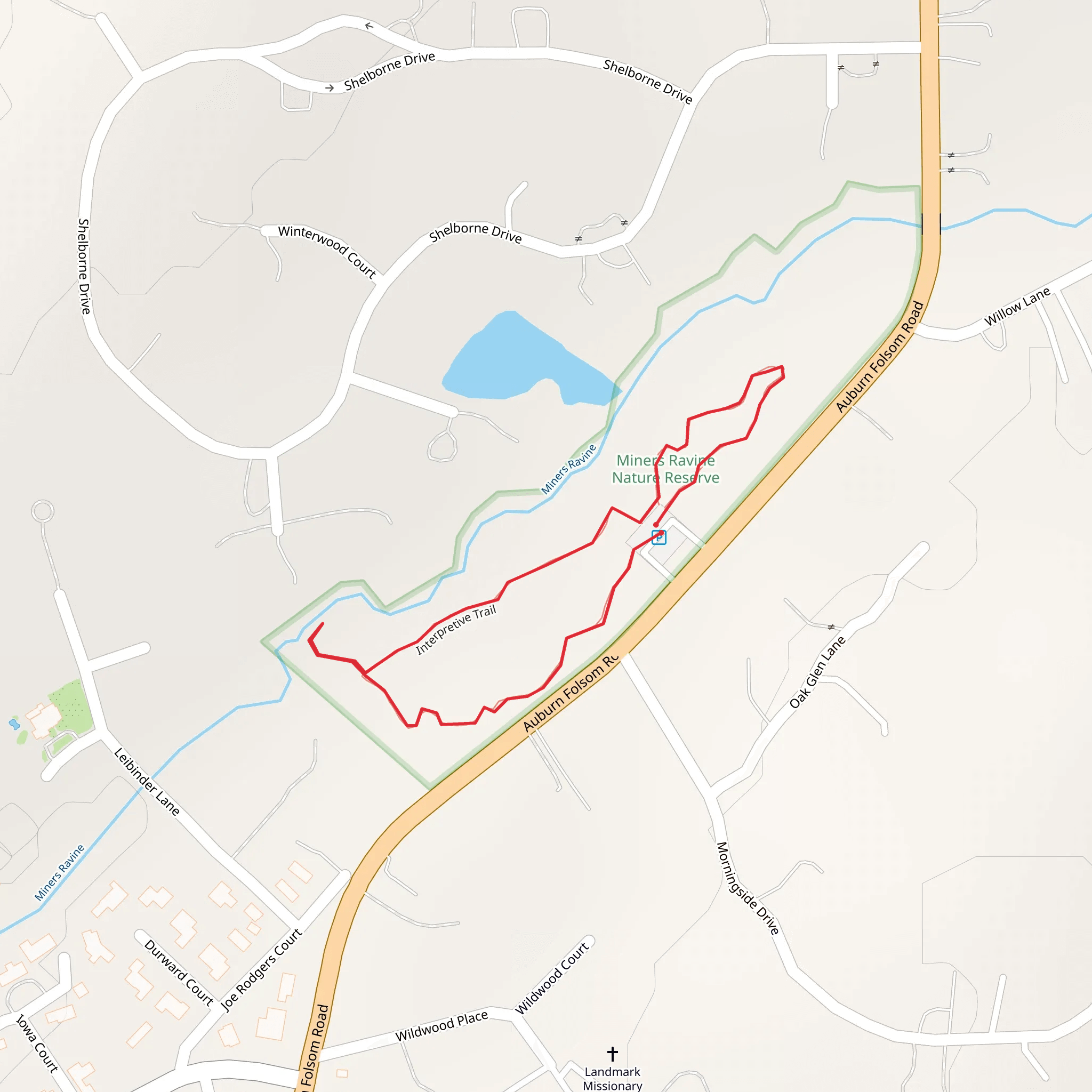Interpretive Loop Trail mobile static map