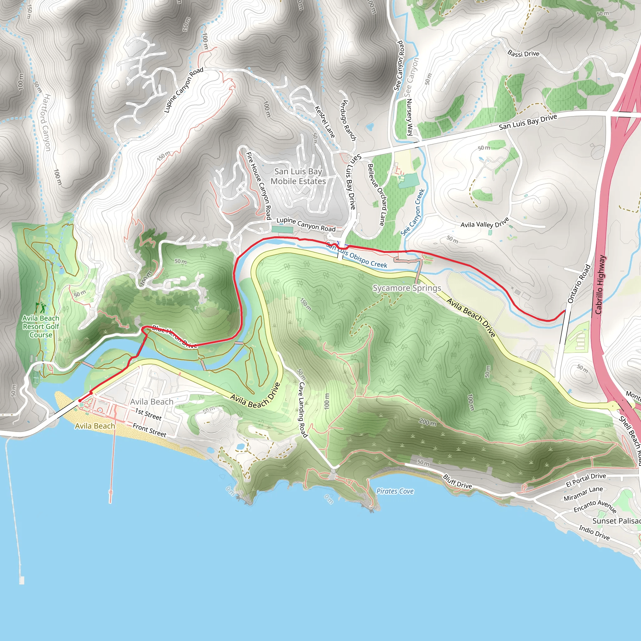 Blue Heron and Bob Jones Trail mobile static map