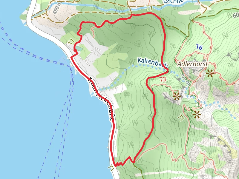 Kaltenbachwildnis in Gmunden mobile static map