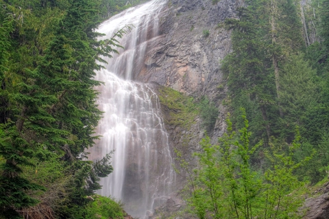 An image depicting the trail Spray Park Trail to Mount Pleasant and its surrounding area.