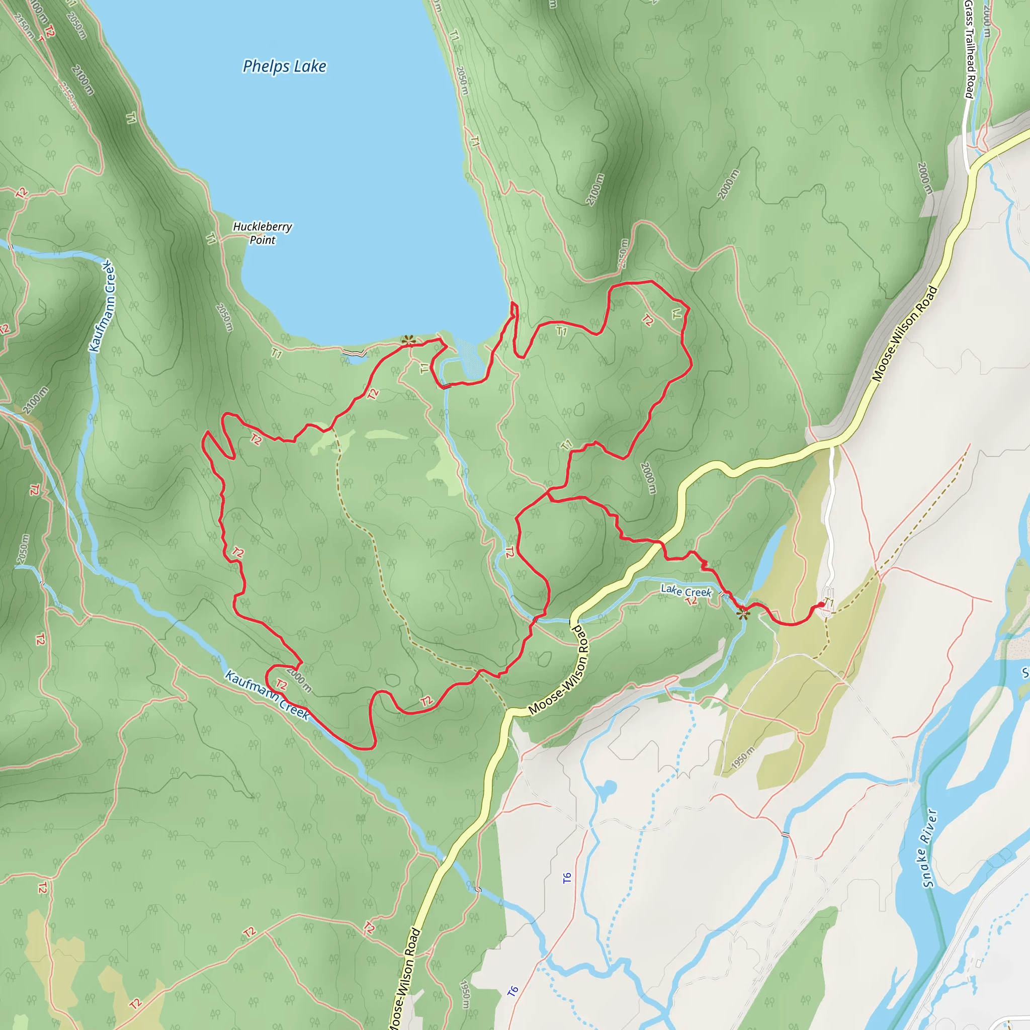Aspen Ridge Trail mobile static map