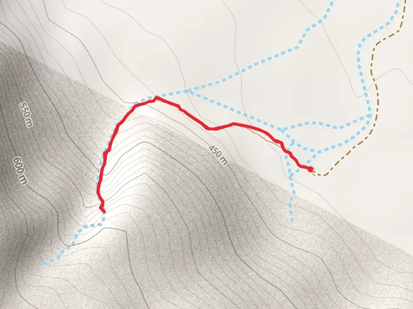 An image depicting the trail Kotka Gorge Trail and its surrounding area.