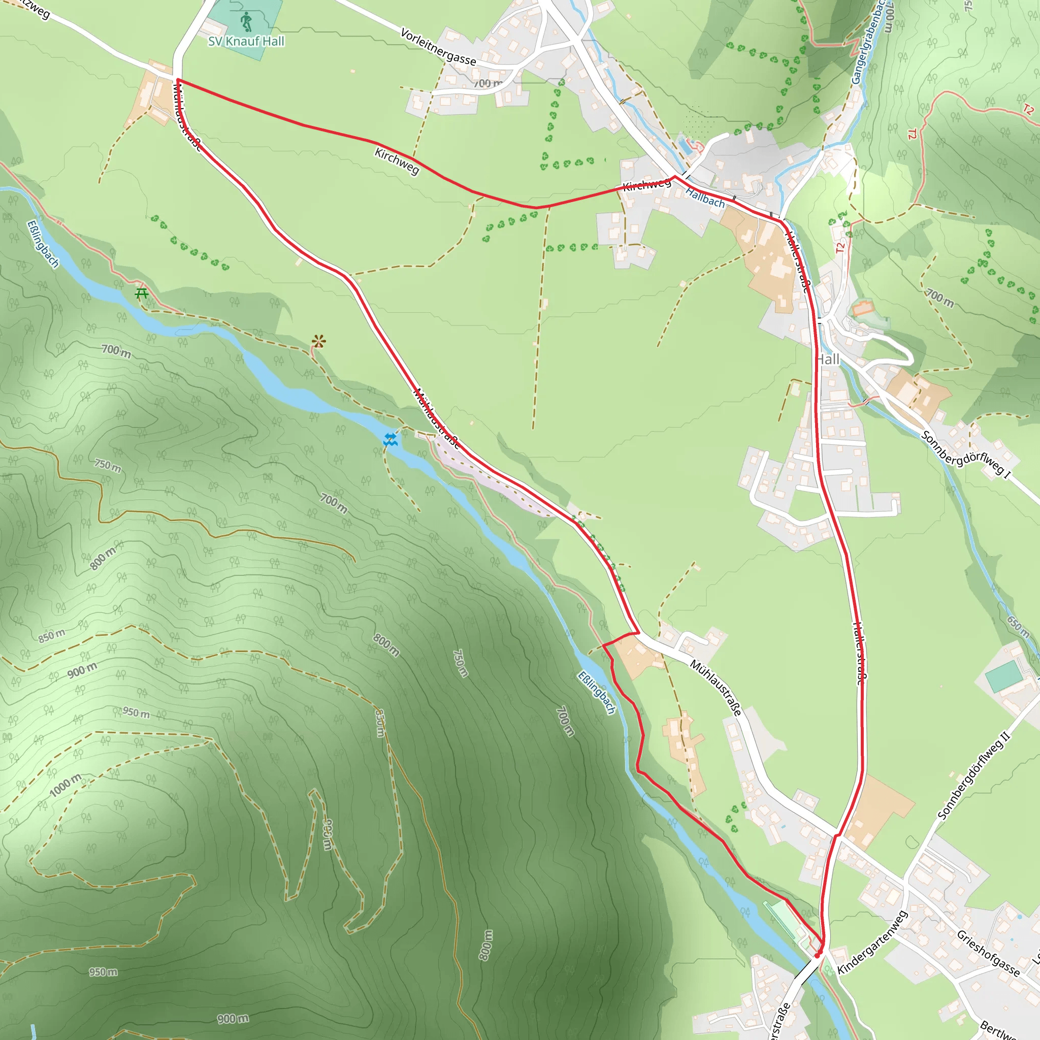 Haller Salt Nature Trail mobile static map