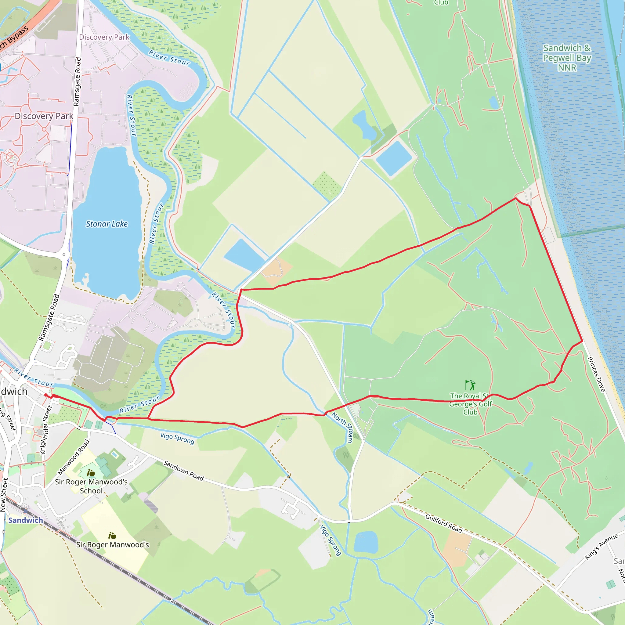 Sandwich Loop mobile static map