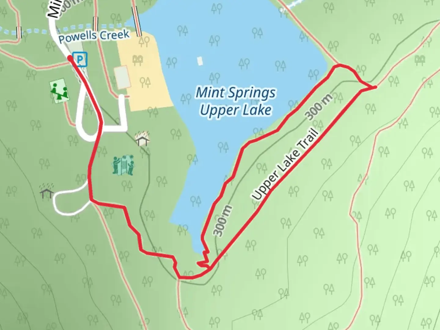 An image depicting the trail Upper Lake Loop Trail and its surrounding area.