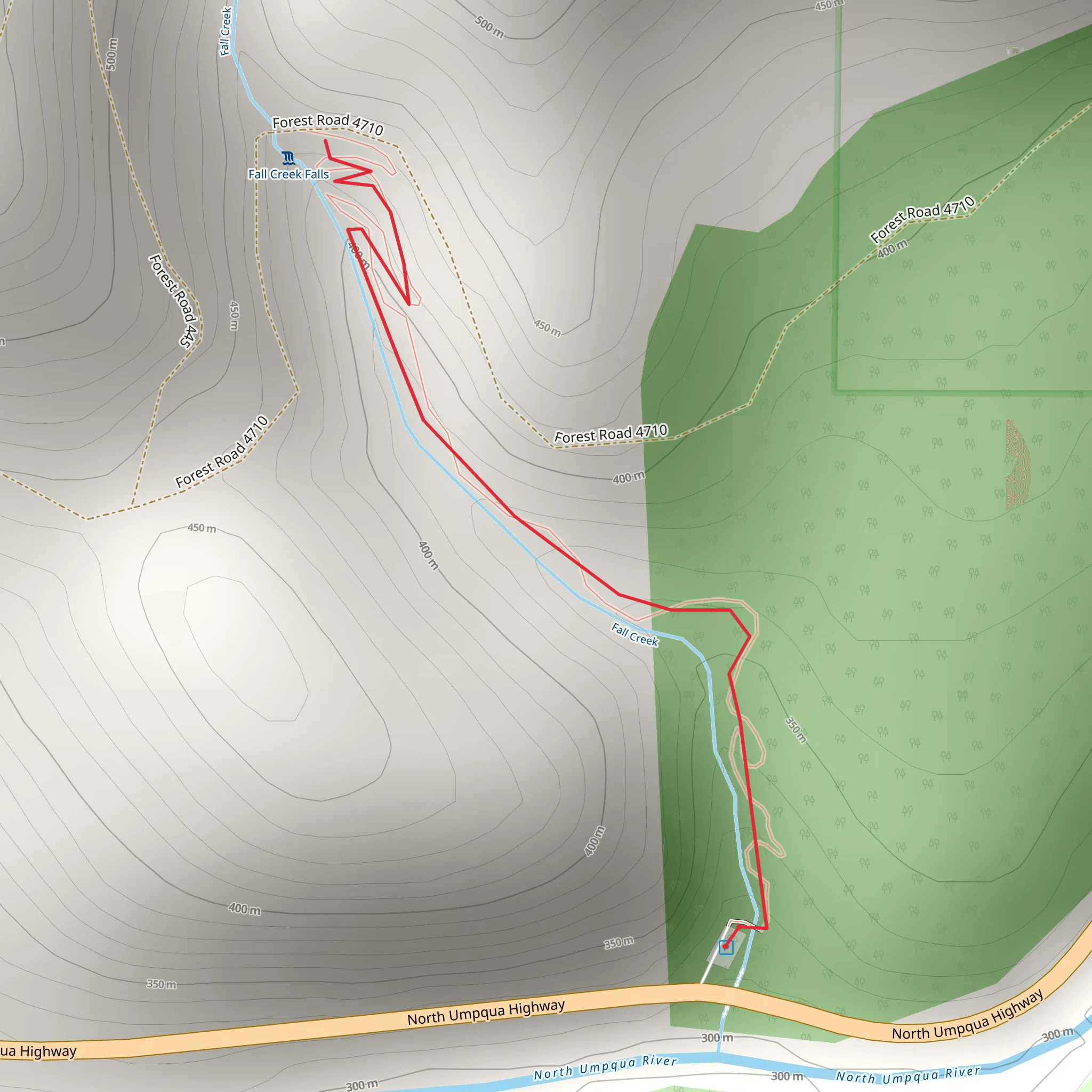 Fall Creek Falls mobile static map