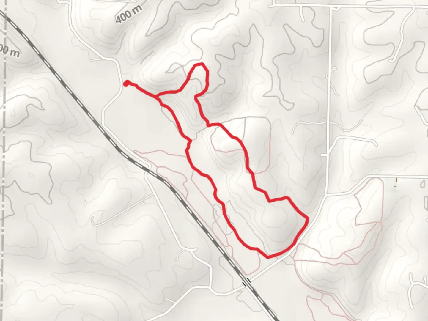 An image depicting the trail Crane Creek Loop and its surrounding area.