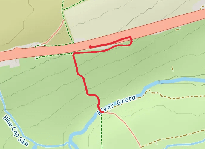 Gods Bridge Short Route mobile static map