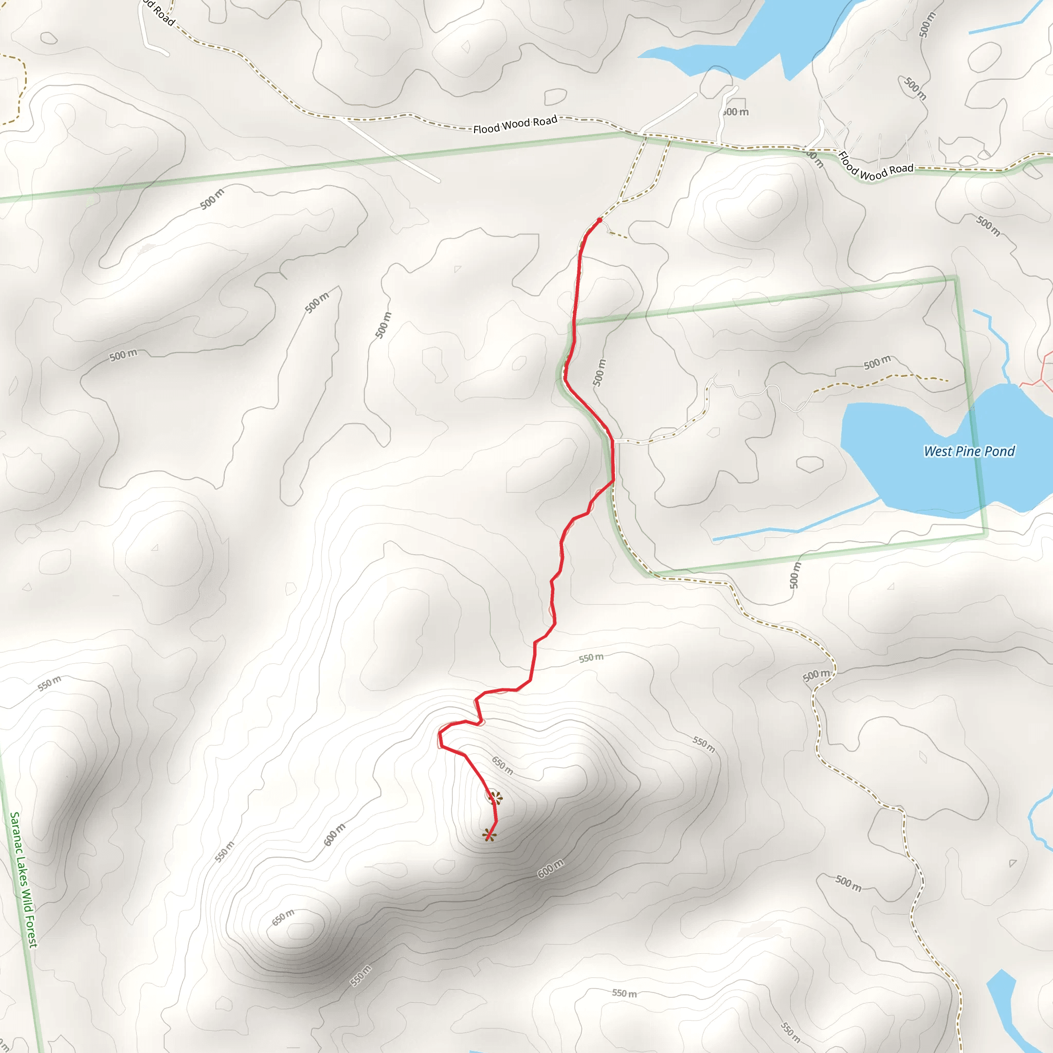 Floodwood Mountain mobile static map