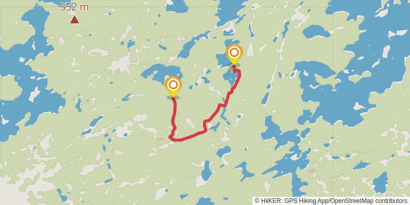 Kekekabic Trail alt 3 Map