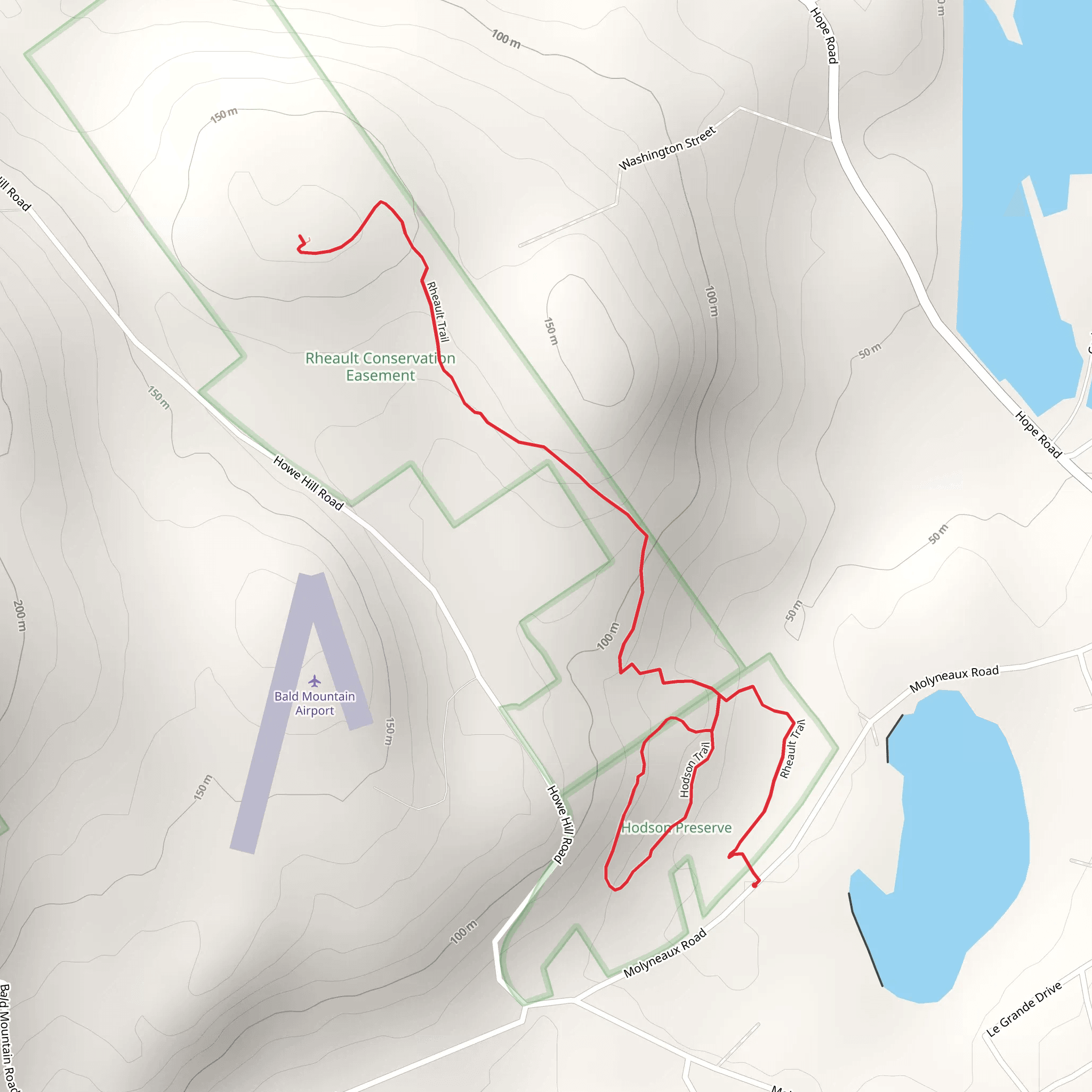 Rheault Trail Loop mobile static map