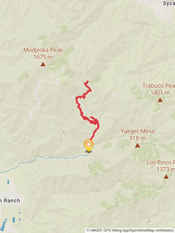 Holly Jim Falls and Holy Jim Hiking Trail