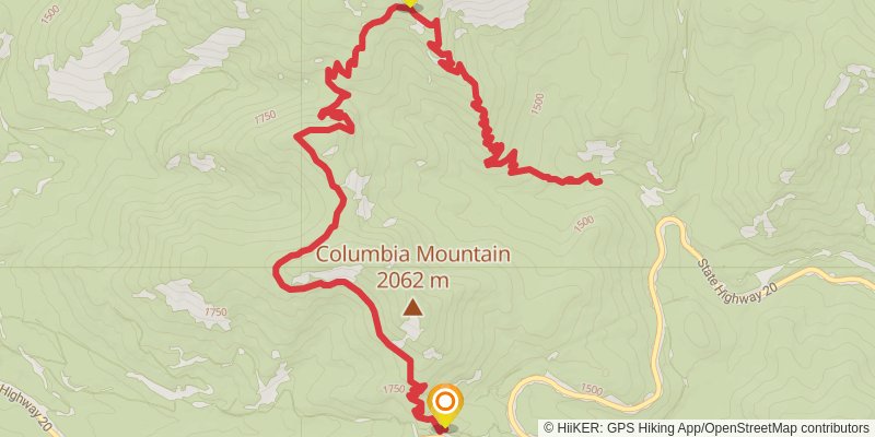 Jungle Hill Trail via Kettle Crest North Trail stage 3 Map