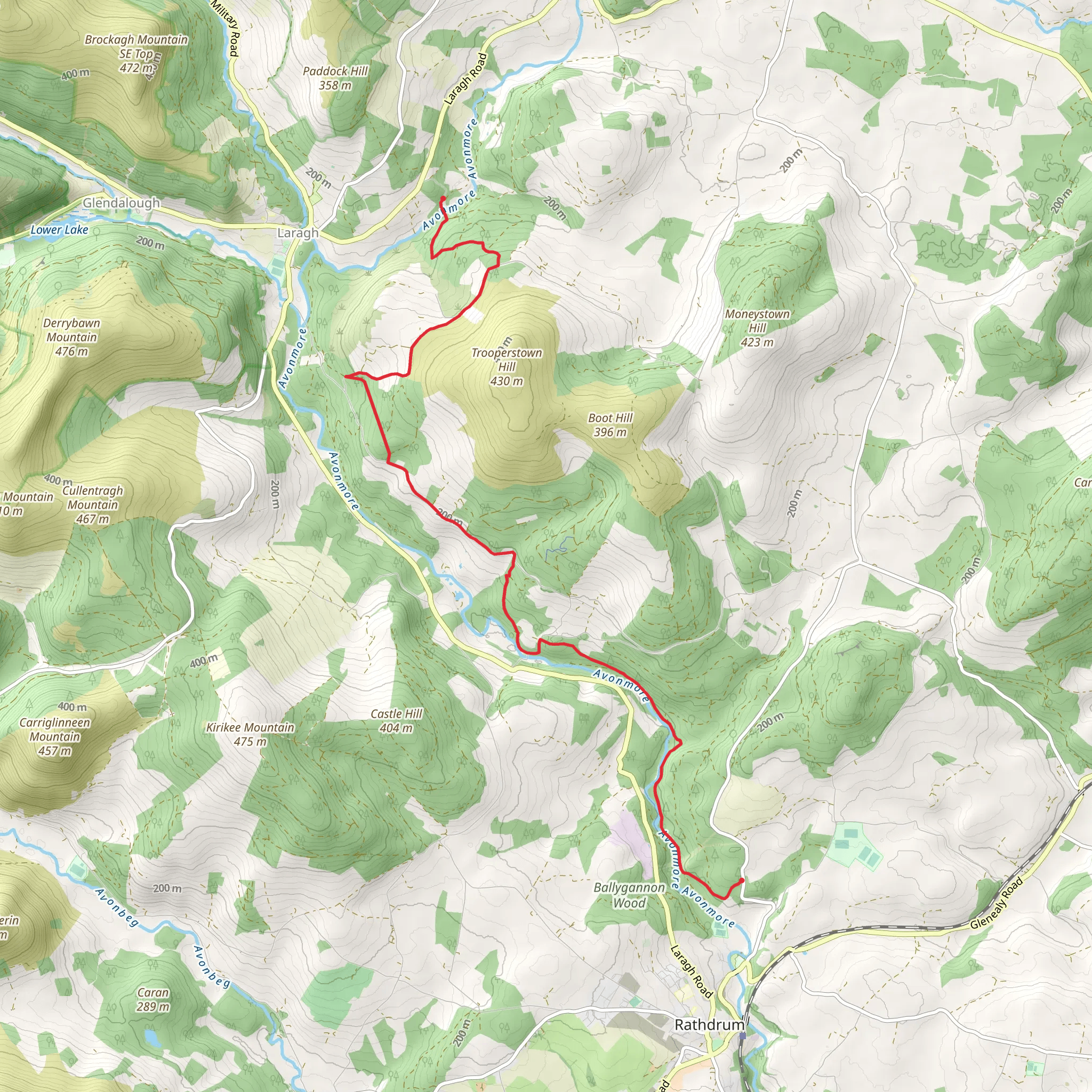 Avonmore Way mobile static map