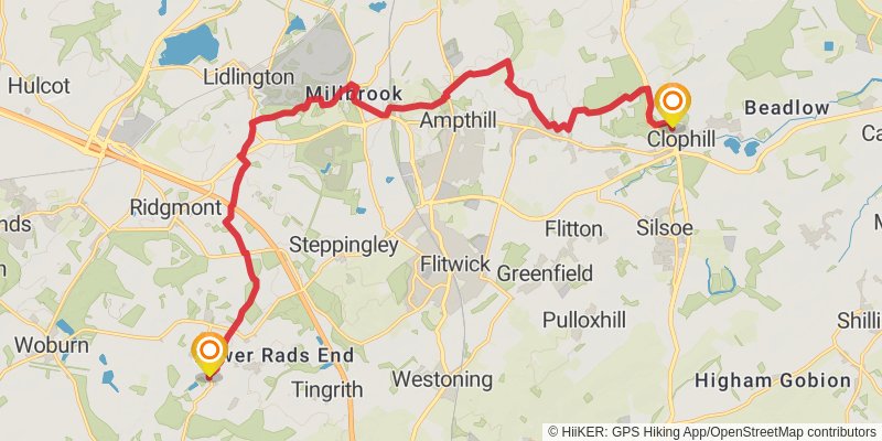 Greensand Ridge Walk stage 2 Map
