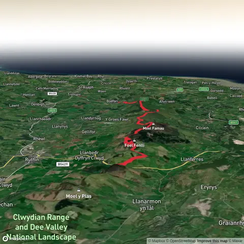 clwydian range trail run.