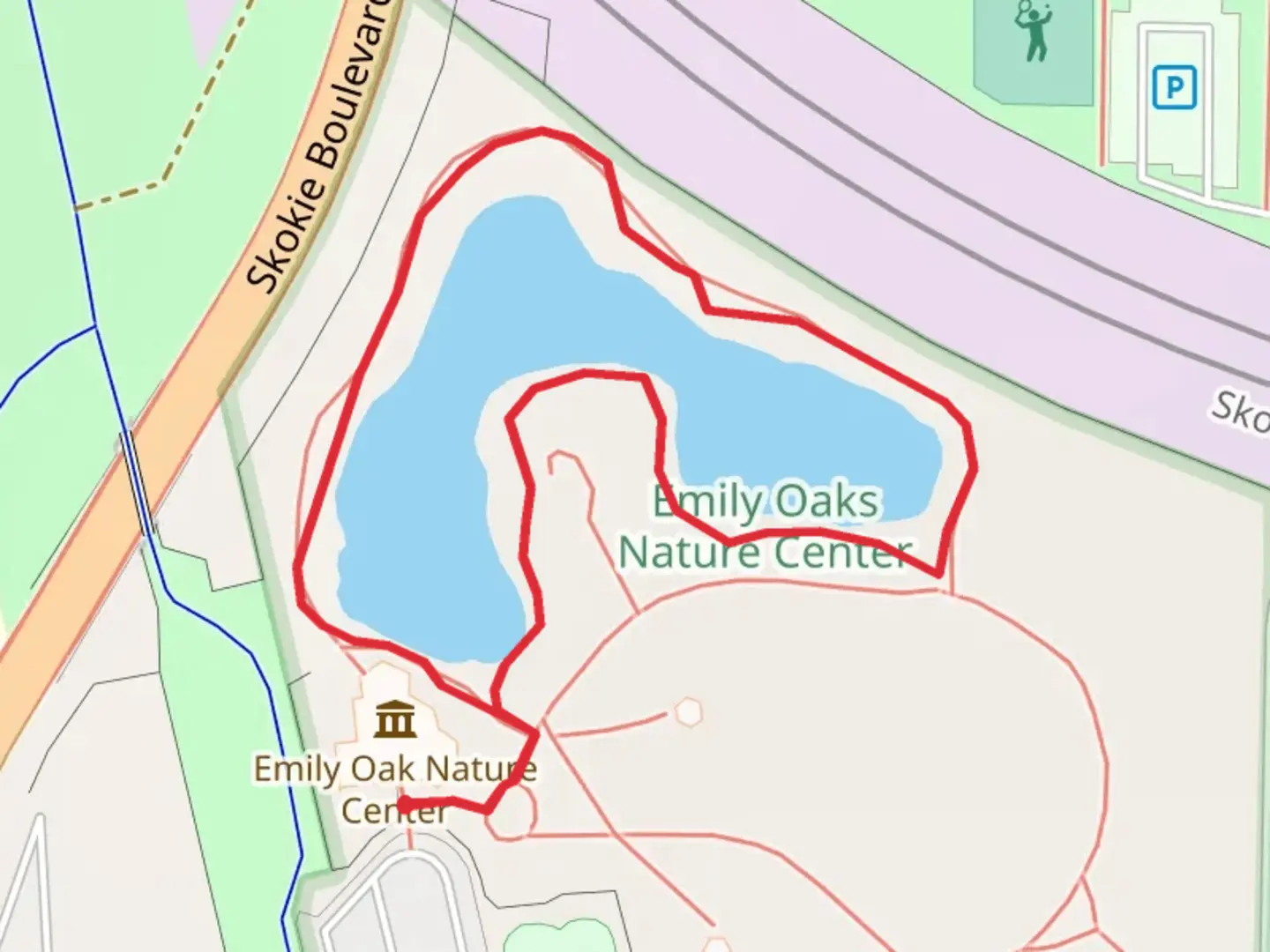 An image depicting the trail Kessem Pond Loop and its surrounding area.