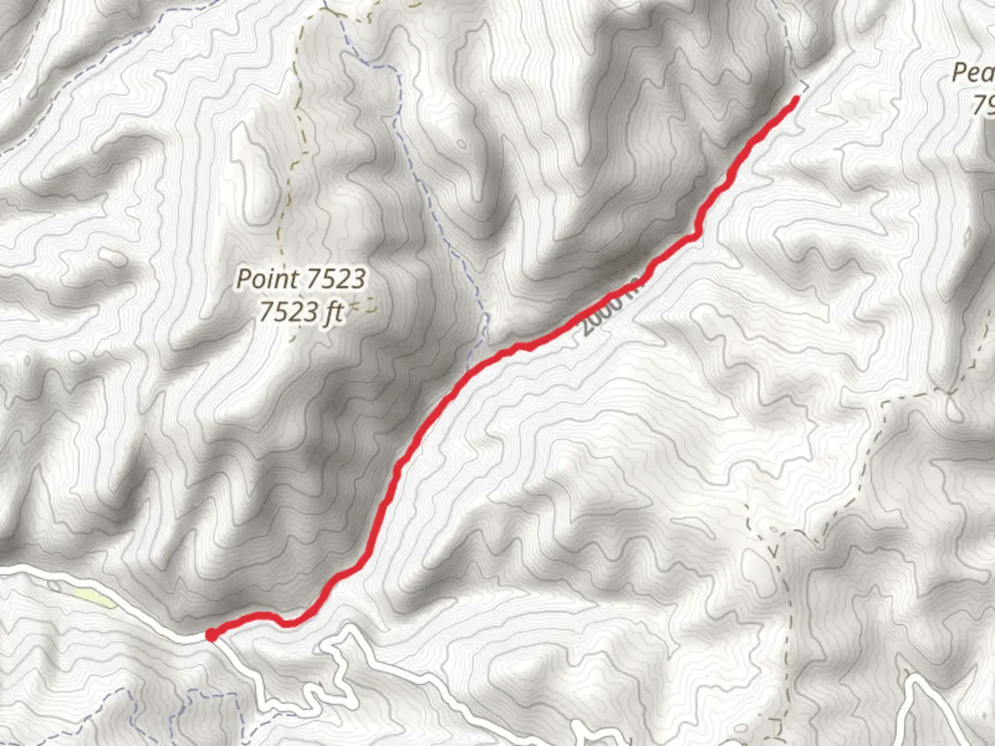 An image depicting the trail Wardsworth Canyon Trail and its surrounding area.